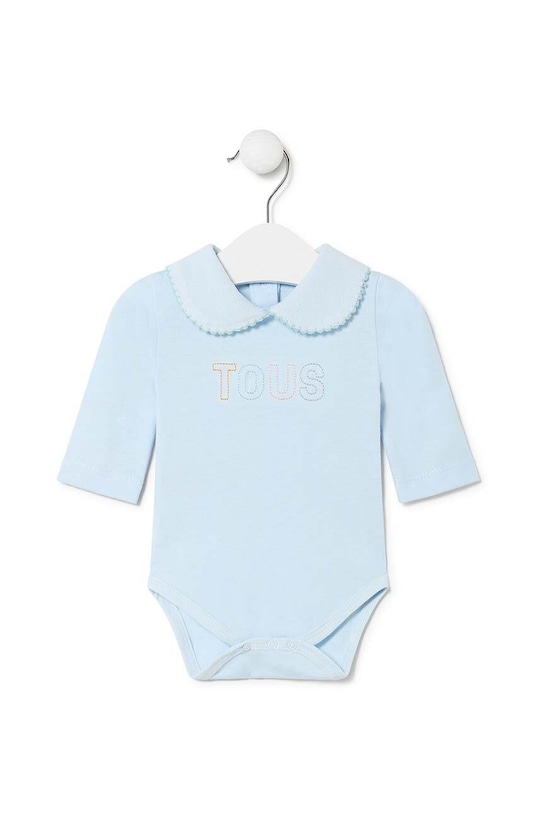 Детское боди из хлопка Tous Gift Box голубой Basic.2004