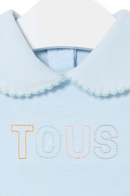 Мальчик Детское боди из хлопка Tous Basic.2004 голубой