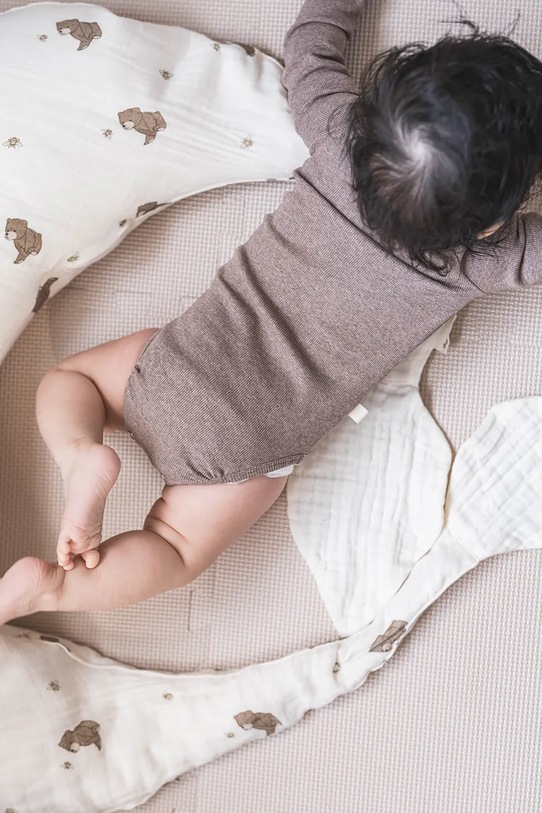 That's mine body niemowlęce bawełniane brązowy 020118