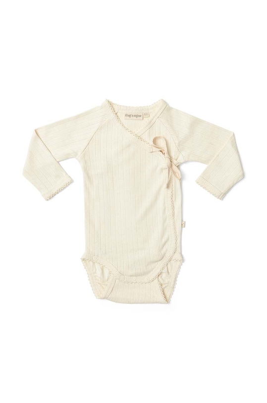 That's mine body bawełniane niemowlęce Ava Produkt niemowlęcy beżowy AWB50