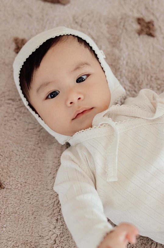 That's mine body bawełniane niemowlęce Ava beżowy AWB50