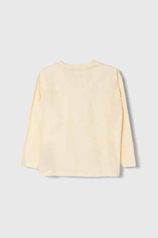 Calvin Klein Jeans longsleeve bawełniany dziecięcy IU0IU00542.128.176.PPYH beżowy SS24