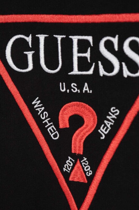 Chłopiec Guess bluza bawełniana dziecięca L3BQ35.KAUG0.PPYH czarny