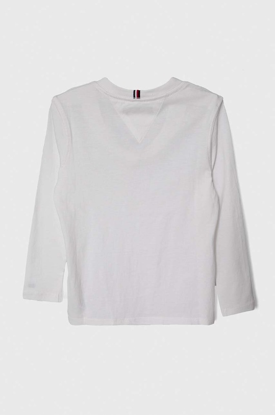 Tommy Hilfiger longsleeve bawełniany dziecięcy KB0KB08672.98.122.PPYH biały SS24