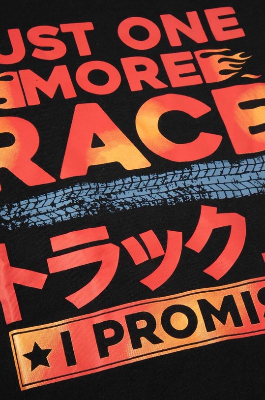 Coccodrillo longsleeve bawełniany dziecięcy czarny WC4143102RAJ