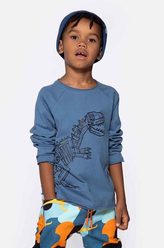 Coccodrillo longsleeve bawełniany dziecięcy WC4143102DEK