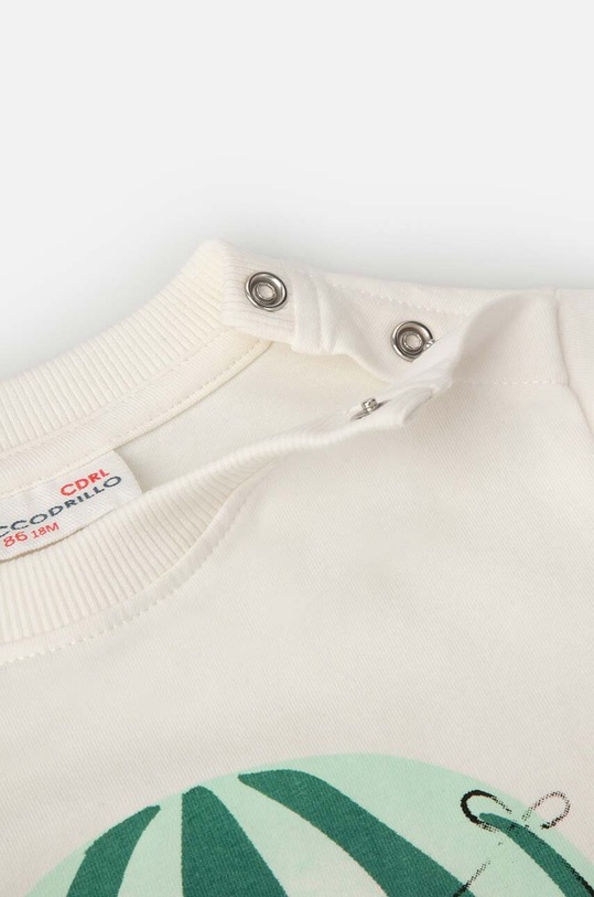 Coccodrillo longsleeve niemowlęcy beżowy WC4143101NAN