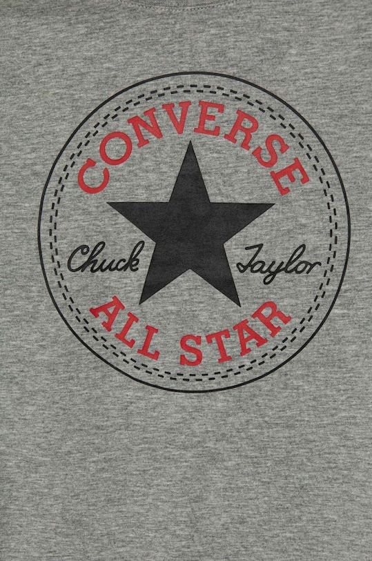 Chłopiec Converse longsleeve bawełniany 966243 szary