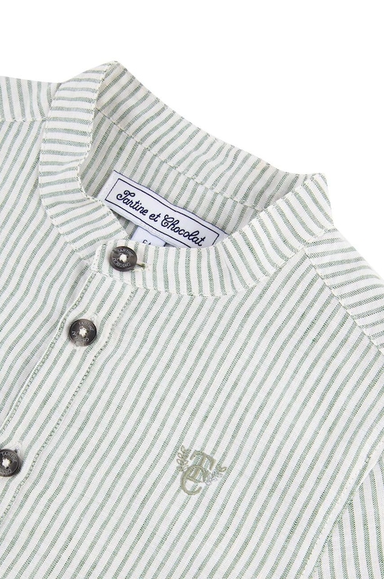 Chłopiec Tartine et Chocolat koszula niemowlęca TY12061.60.74 biały