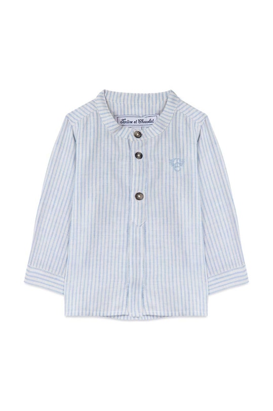 Бебешка риза Tartine et Chocolat с лен син TY12061.60.74