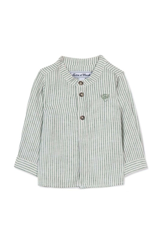 Бебешка риза с лен Tartine et Chocolat с лен бял TY12061.80.94