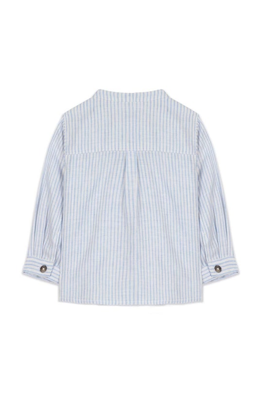 Дитяча сорочка з домішкою льону Tartine et Chocolat TY12061.80.94 блакитний SS24