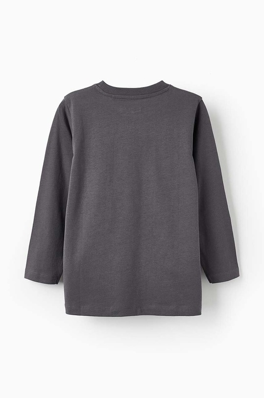 Παιδικό βαμβακερό μακρυμάνικο zippy 3106101102 γκρί SS24