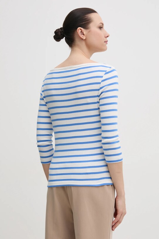Îmbrăcăminte Tommy Hilfiger longsleeve din bumbac WW0WW40589 alb