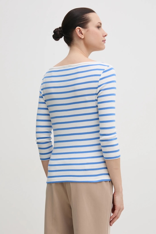 Ρούχα Tommy Hilfiger μακρυμάνικο Γυναικείο βαμβακερό WW0WW40589 λευκό