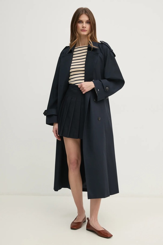 Tommy Hilfiger longsleeve bawełniany WW0WW40589 beżowy AA00