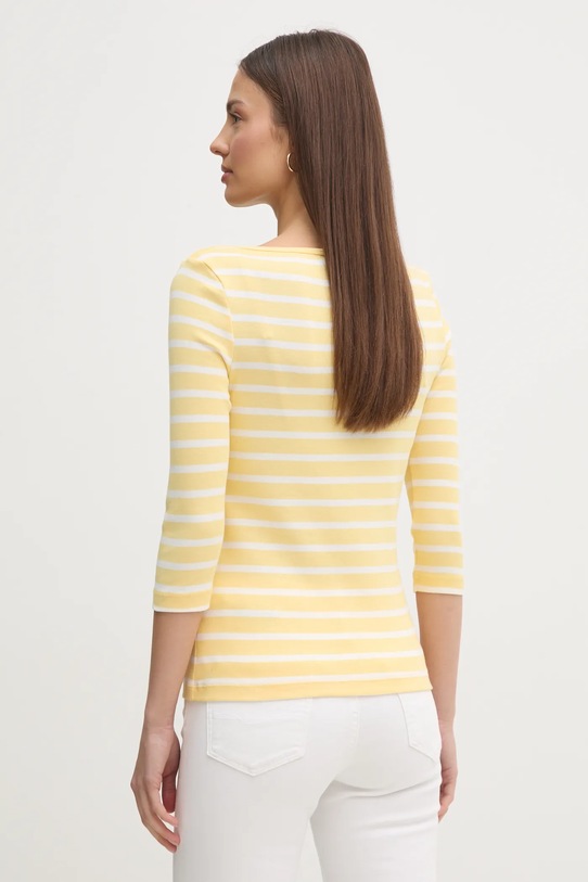 Одяг Бавовняний лонгслів Tommy Hilfiger WW0WW40589 жовтий