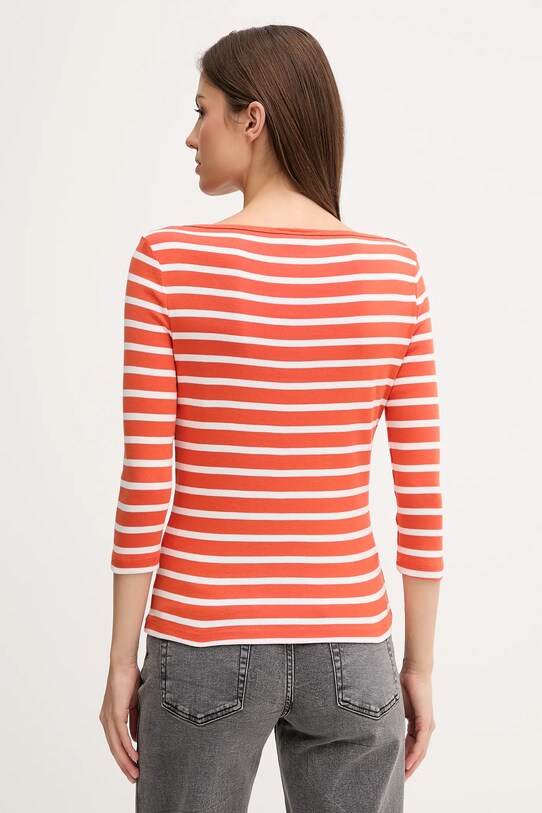 Одяг Бавовняний лонгслів Tommy Hilfiger WW0WW40589 помаранчевий