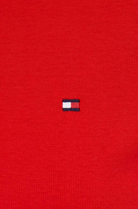 Tommy Hilfiger longsleeve damski bawełniany WW0WW40589 czerwony