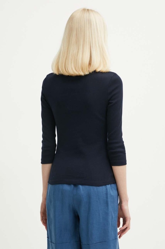 Odzież Tommy Hilfiger longsleeve bawełniany WW0WW40589 niebieski