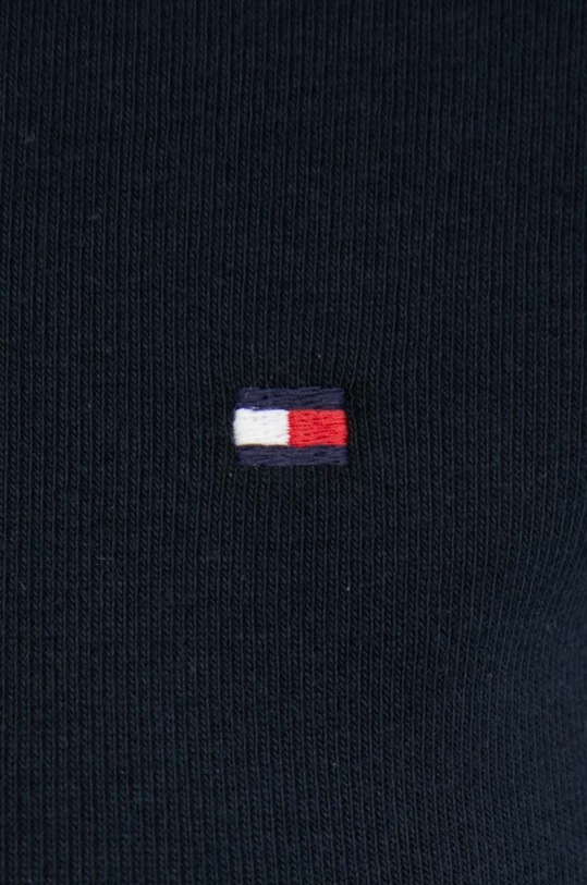 Tommy Hilfiger longsleeve bawełniany WW0WW40589 niebieski