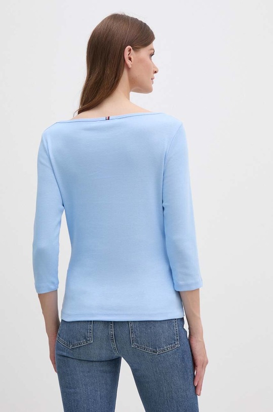 Ρούχα Βαμβακερή μπλούζα με μακριά μανίκια Tommy Hilfiger WW0WW40589 μπλε