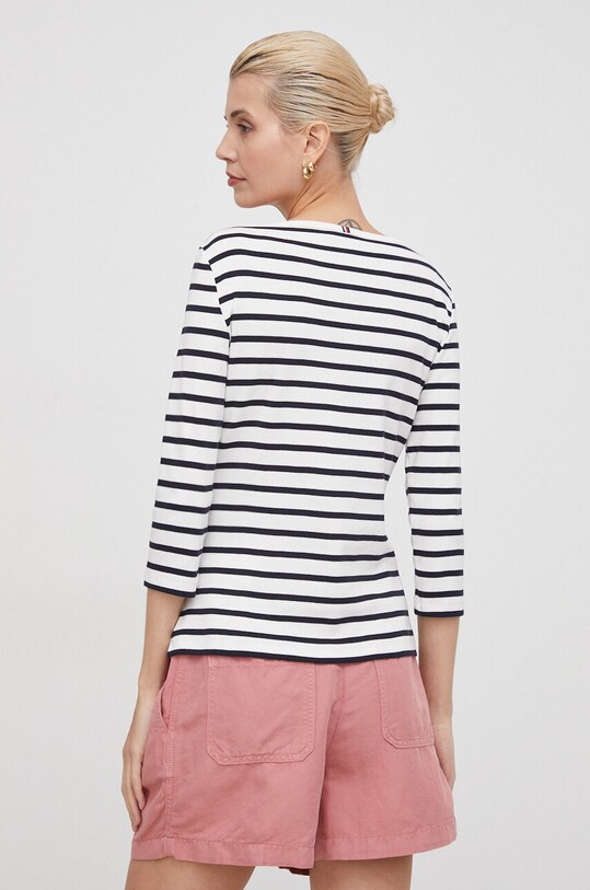 Ρούχα Βαμβακερή μπλούζα με μακριά μανίκια Tommy Hilfiger WW0WW40589 σκούρο μπλε