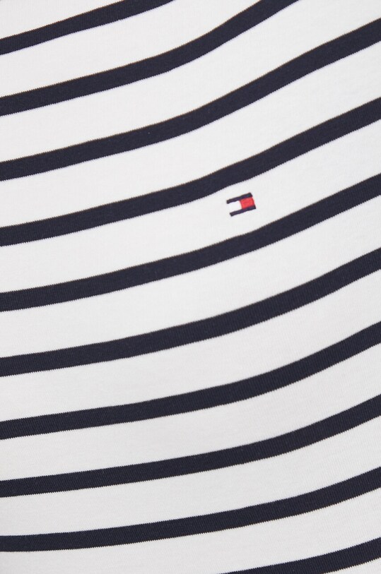 Βαμβακερή μπλούζα με μακριά μανίκια Tommy Hilfiger WW0WW40589 σκούρο μπλε