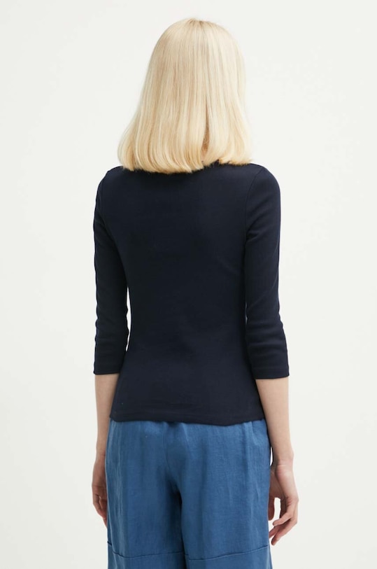 Îmbrăcăminte Tommy Hilfiger longsleeve din bumbac WW0WW40589 bleumarin