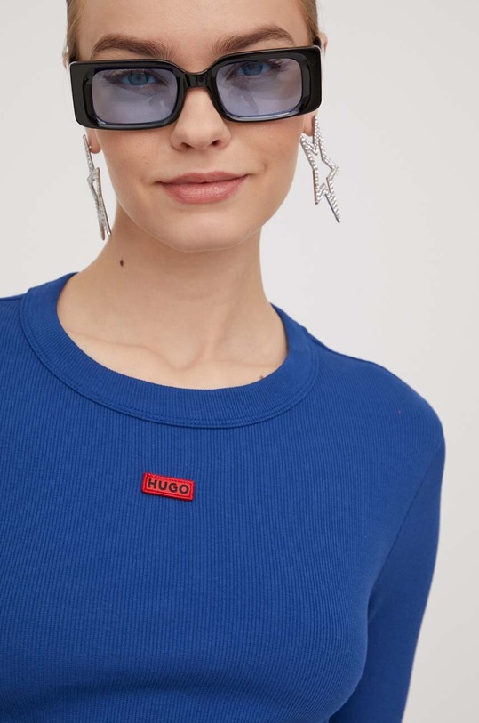 HUGO longsleeve niebieski 50508617