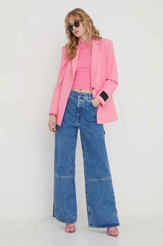 Svetr HUGO 50508993 růžová SS24