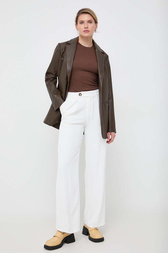 Marc O'Polo longsleeve 310221152547 brązowy SS24