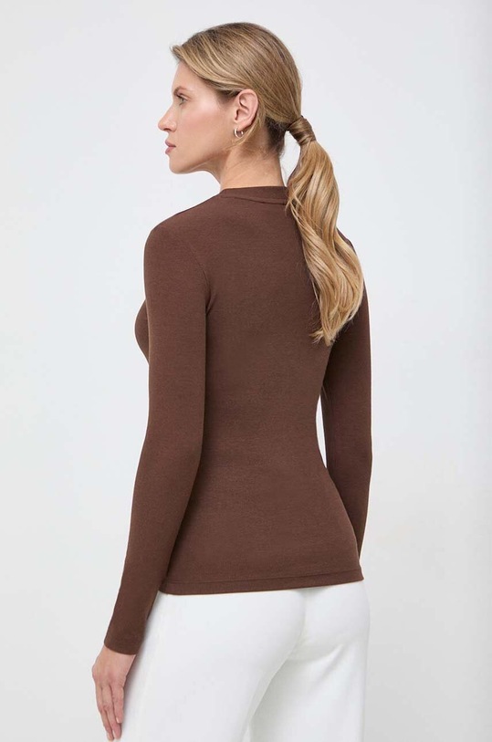 Odzież Marc O'Polo longsleeve 310221152547 brązowy