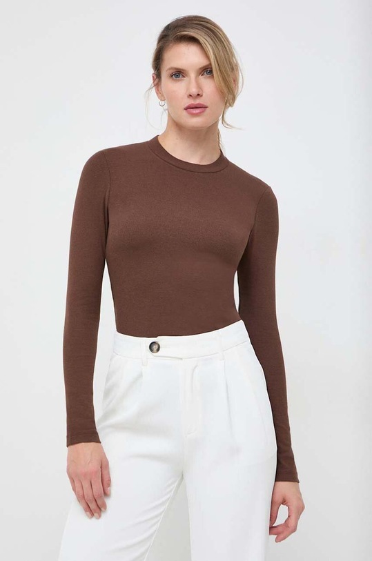 Marc O'Polo longsleeve brązowy 310221152547