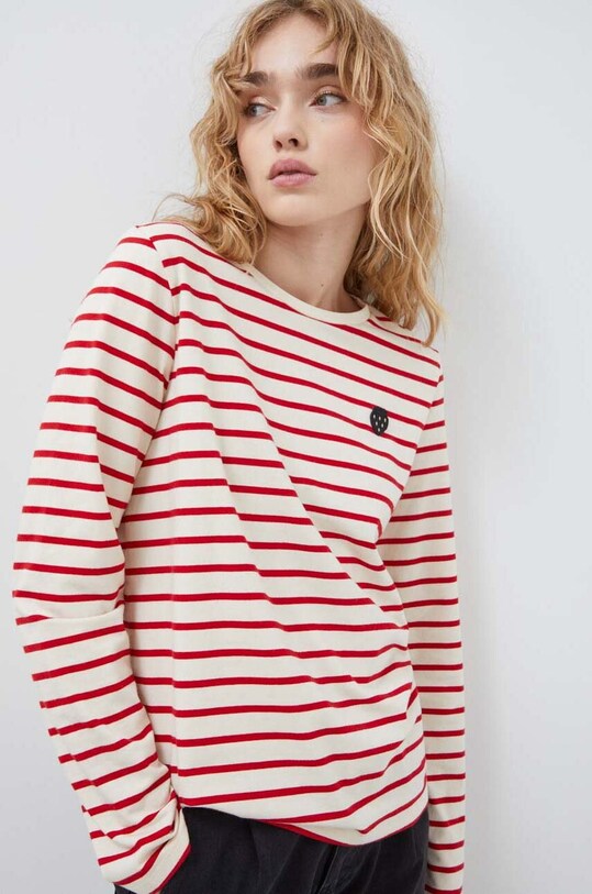Marc O'Polo longsleeve wzorzyste beżowy 400215752017