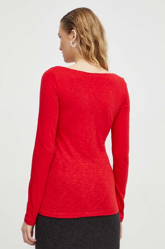 Odzież Marc O'Polo longsleeve bawełniany 400226152199 czerwony