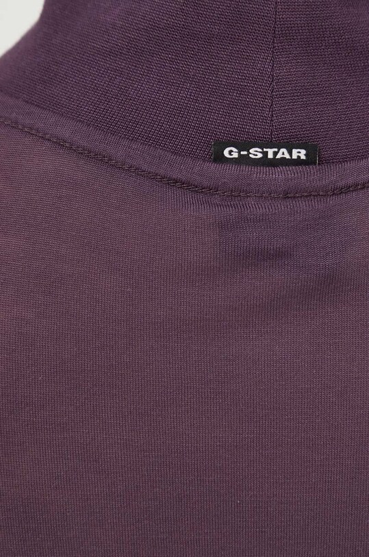 Tričko s dlhým rukávom G-Star Raw D24004.9297 fialová