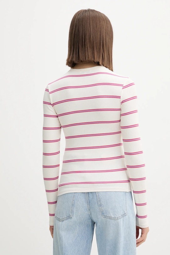 Odzież Tommy Jeans longsleeve DW0DW17387 beżowy