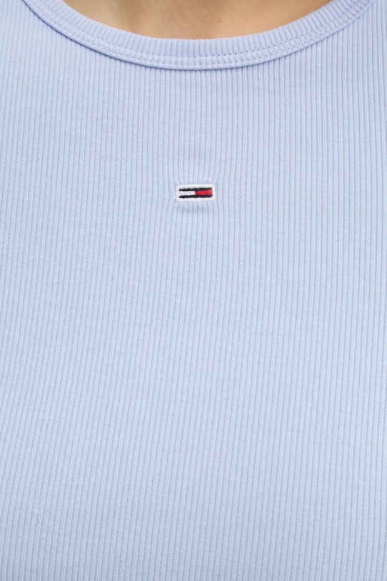 Majica dugih rukava Tommy Jeans DW0DW17387 plava
