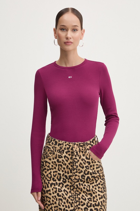 Tommy Jeans longsleeve violet DW0DW17387