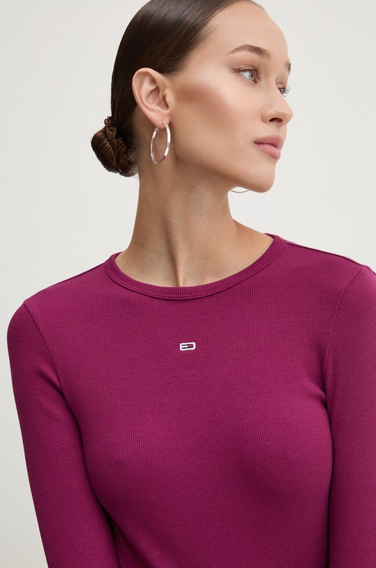 Tommy Jeans longsleeve violet DW0DW17387