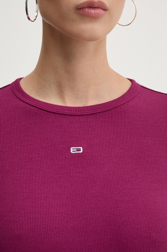 Tommy Jeans longsleeve DW0DW17387 violet