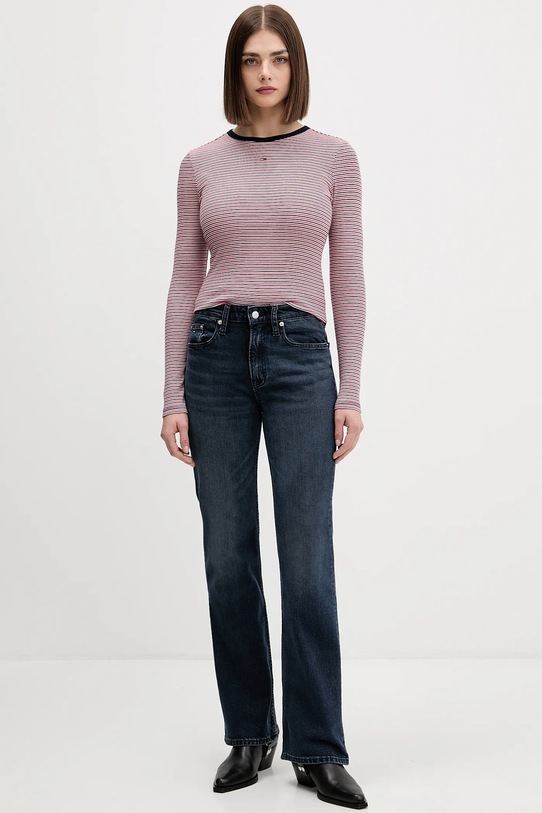 Tommy Jeans longsleeve DW0DW17387 granatowy AW25