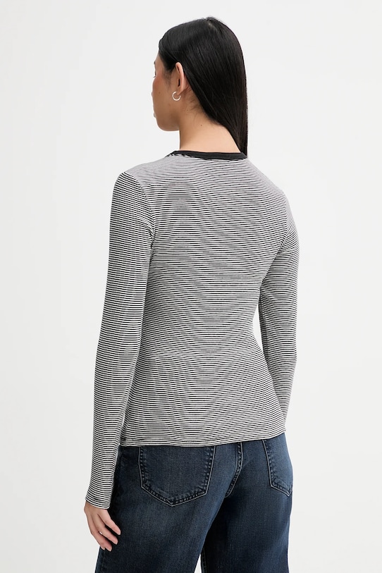 Odzież Tommy Jeans longsleeve DW0DW17387 czarny