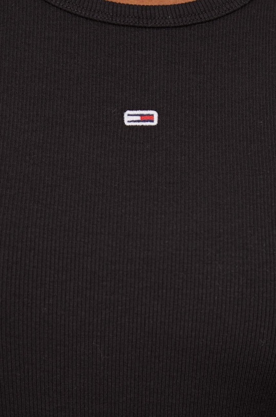 Лонгслів Tommy Jeans DW0DW17387 чорний