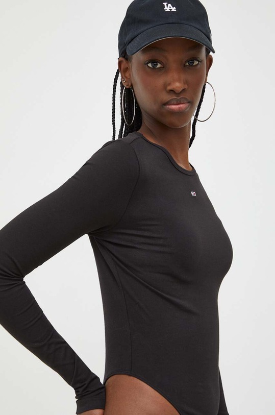 Body Tommy Jeans černá DW0DW17389
