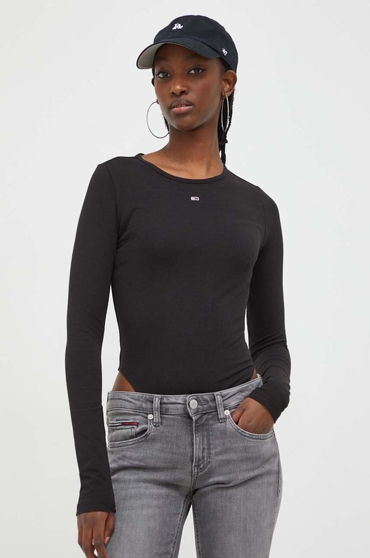 Body Tommy Jeans DW0DW17389 černá