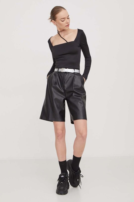Лонгслів Tommy Jeans DW0DW17401 чорний SS24