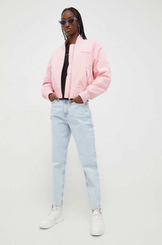 Tommy Jeans longsleeve bawełniany DW0DW17362 czarny SS24