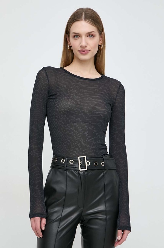 Pinko longsleeve wzorzyste czarny 100639.A1A0